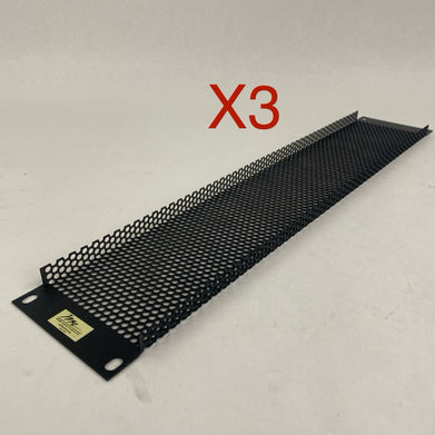 Middle Atlantic Products Vent Panels Rack Spaces 1/16" 19" Holes Lot of 3