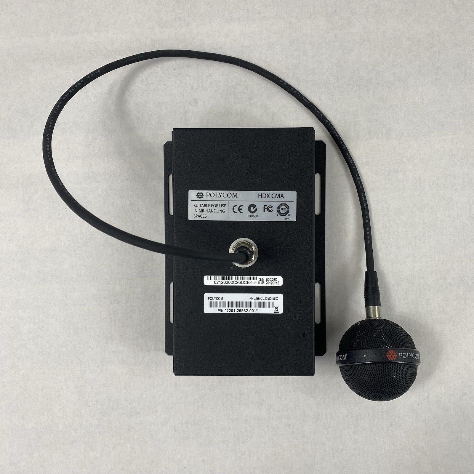 Polycom HDX CMA Ceiling Microphone Array with Mic (Lot of 2)