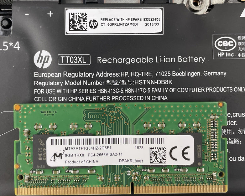 HP ZBook 15u G5 15.6" i5-7200U 2.50 GHz 8 GB RAM No SSD/OS/AC