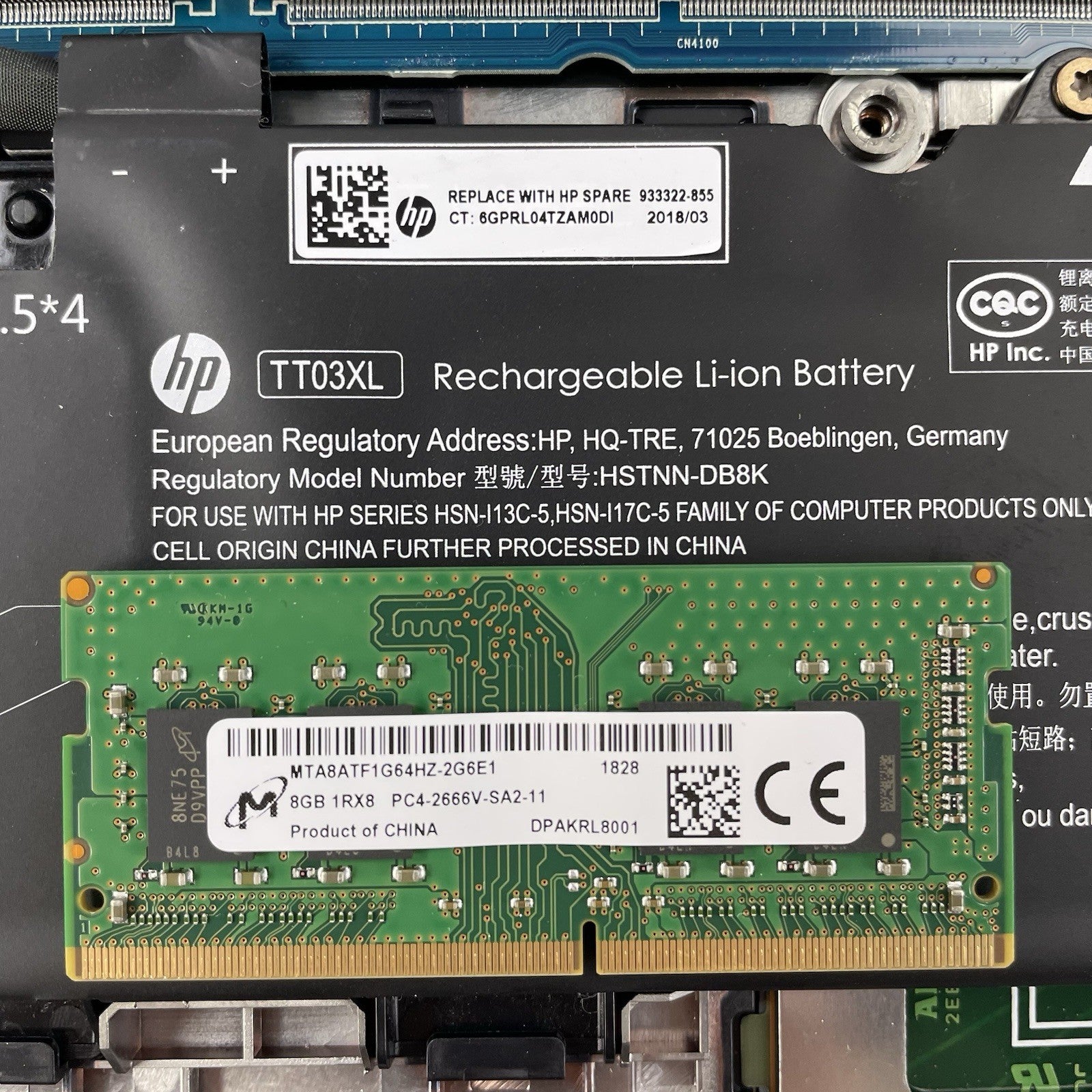 HP ZBook 15u G5 15.6" i5-7200U 2.50 GHz 8 GB RAM No SSD/OS/AC18