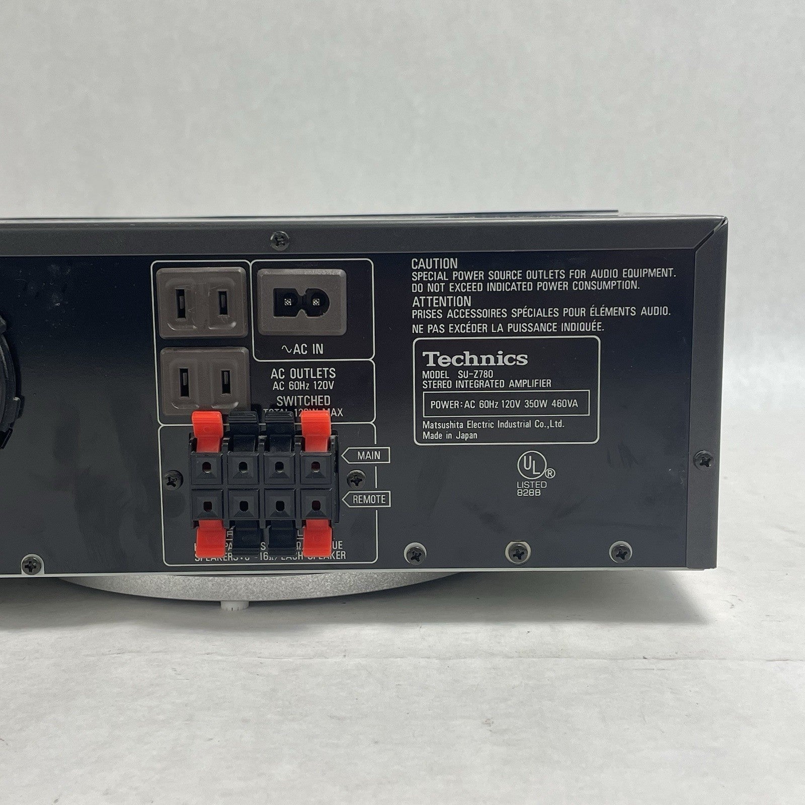 Technics SU-Z780 Stereo Integrated Amplifier Tested No Power Cord8