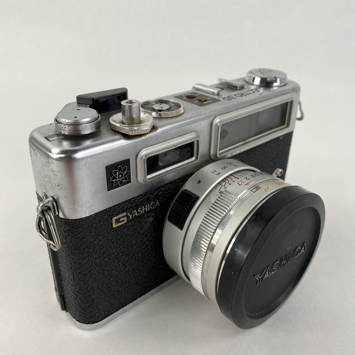 Yashica GSN Electro 35 w/ Yashinon DX 1:1.7 f=45mm Lens - Untested No Film parts2