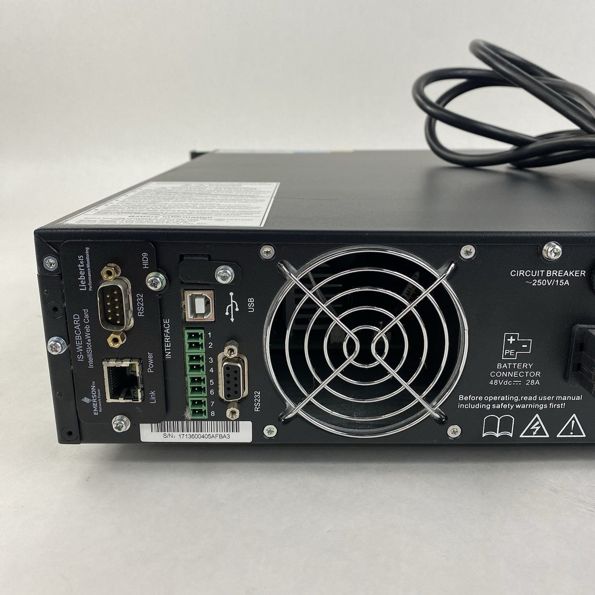 Vertiv Liebert GXT4-1500RT120 Battery Backups UPS Tested - No Batteries READ8