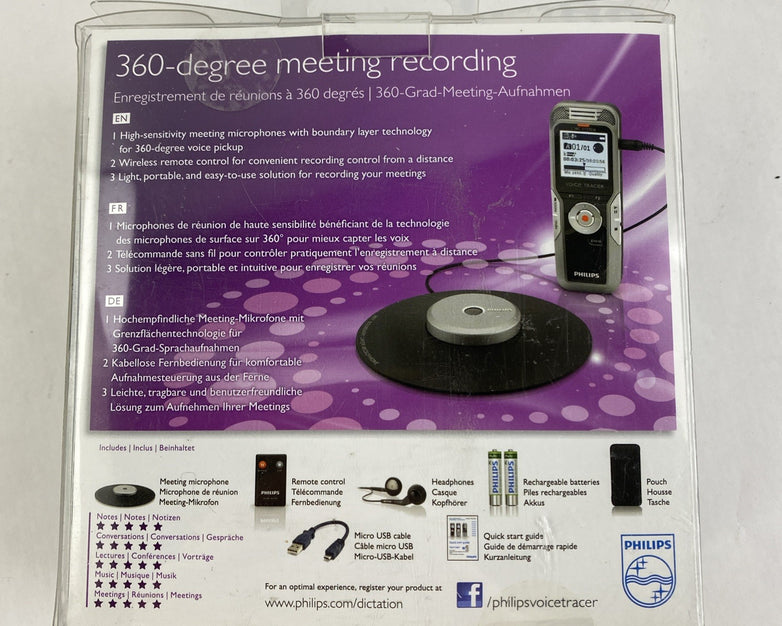 Philips DVT7000 360 - Degree Meeting Recording - Open Box Sealed