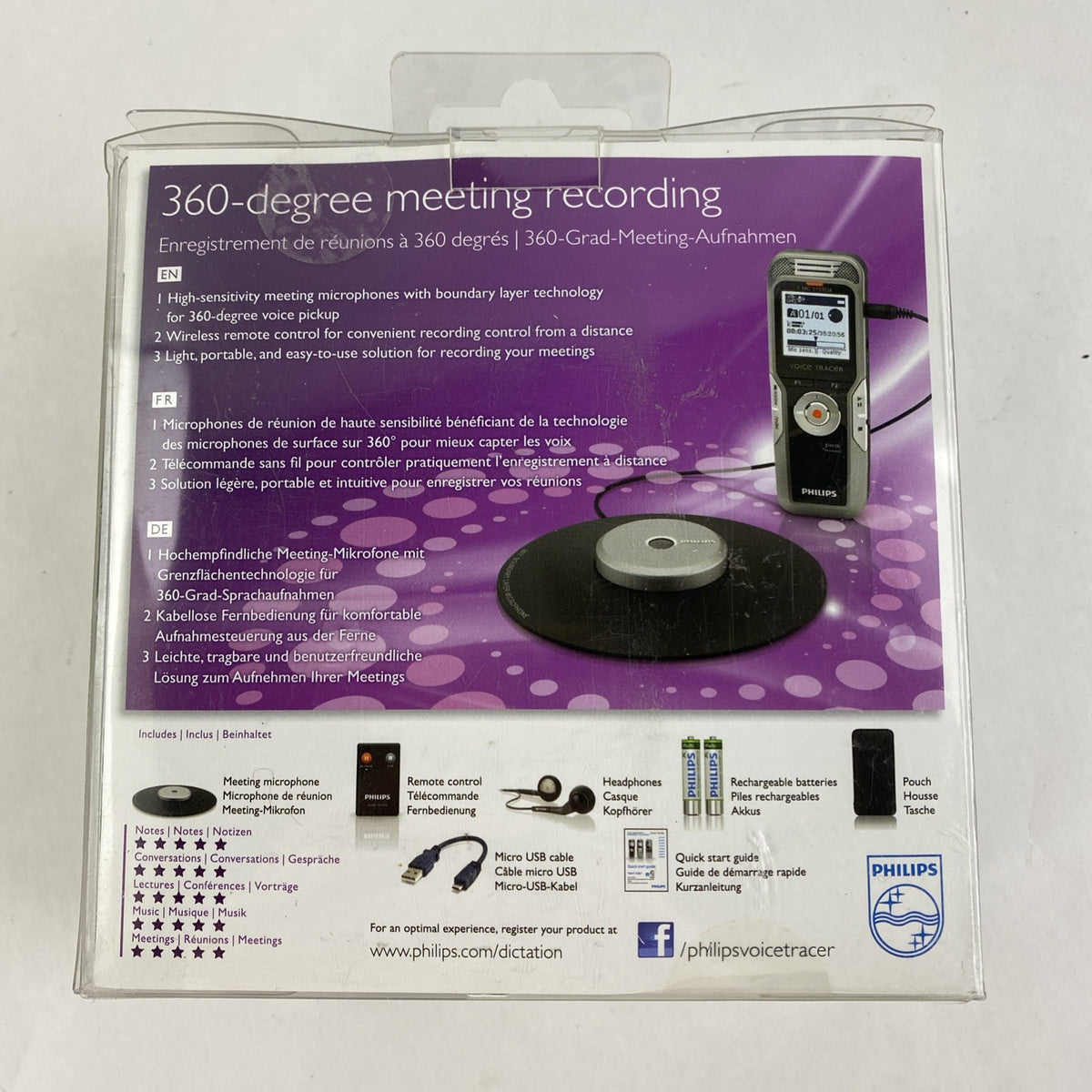 Philips DVT7000 360 - Degree Meeting Recording - Open Box Sealed6