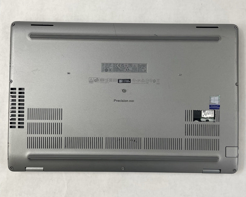 Dell Precision 3551 15.6" i5-10400H 2.6GHz 8GB RAM No SSD/OS/AC/Batt- Bad Bottom