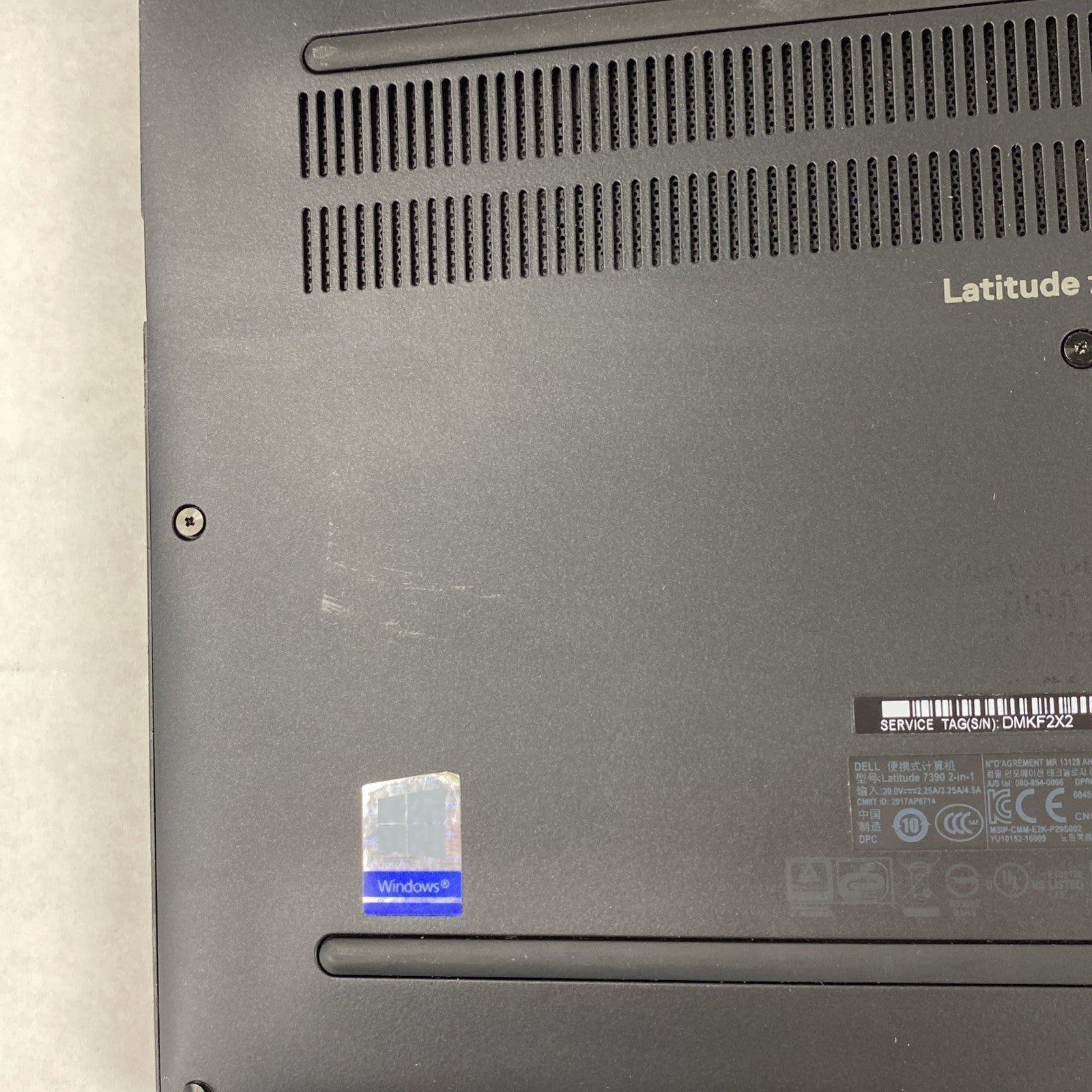 Dell Latitude 7390 2 in 1  13.3" Touch i5-8250U 1.6GHz 8GB RAM No Battery/HDD/OS
