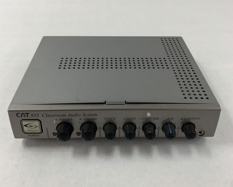 Lightspeed Power CAT 885 Classroom Audio System Untested No Power Cable