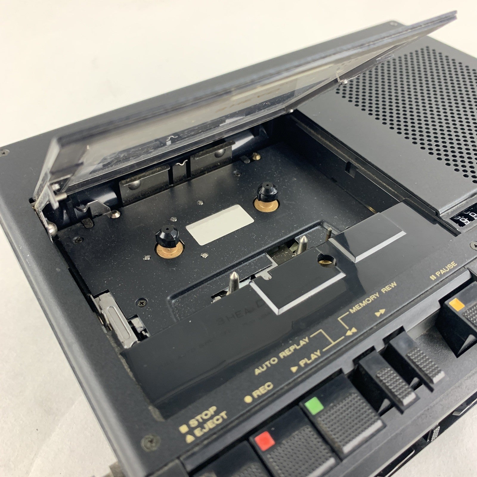 Marantz PMD-222 3 Head Portable Cassette Recorder Tested No Power Supply
