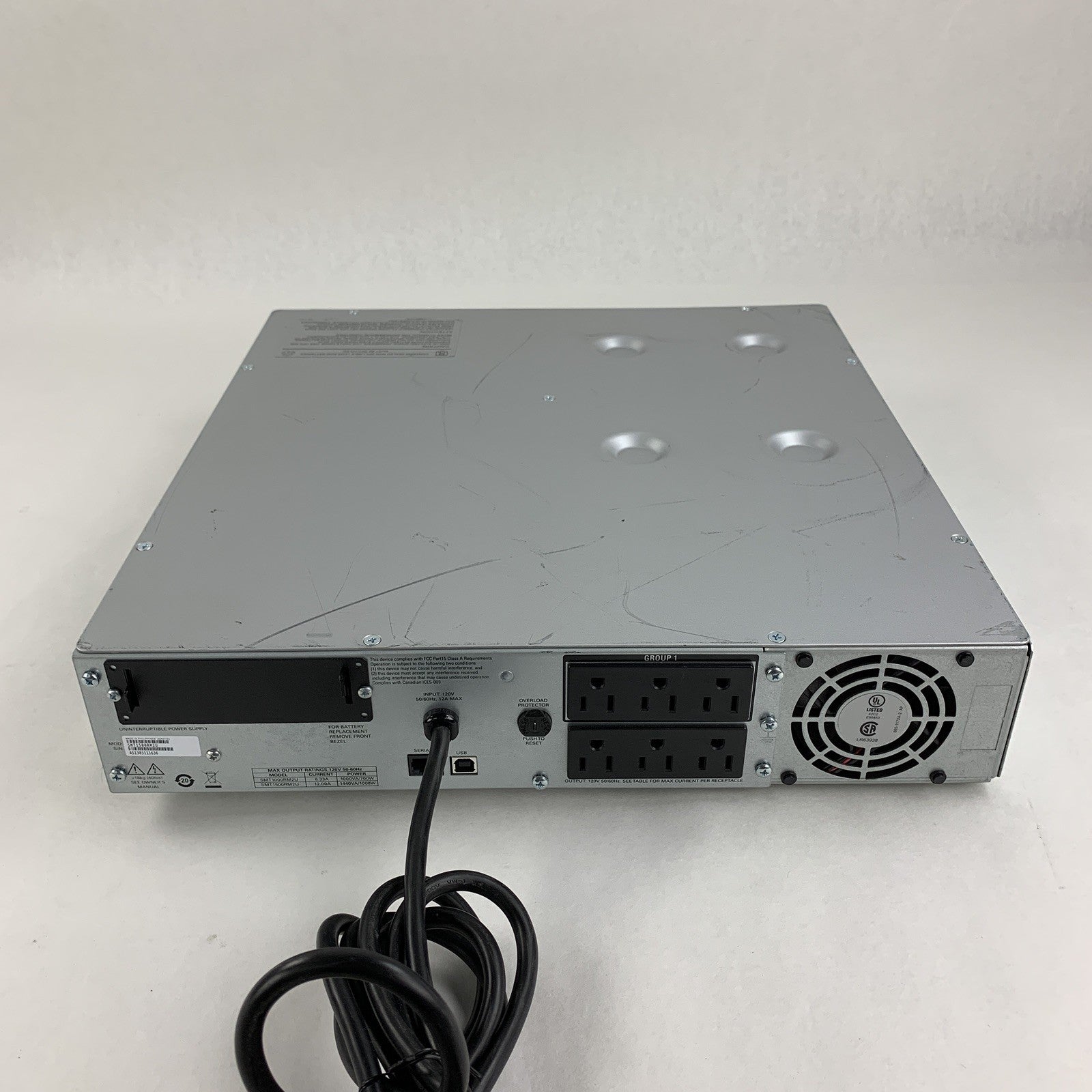 APC SmartUPS SMT1500RM2U 2U Rack Mount No Network Card No Battery No Faceplate