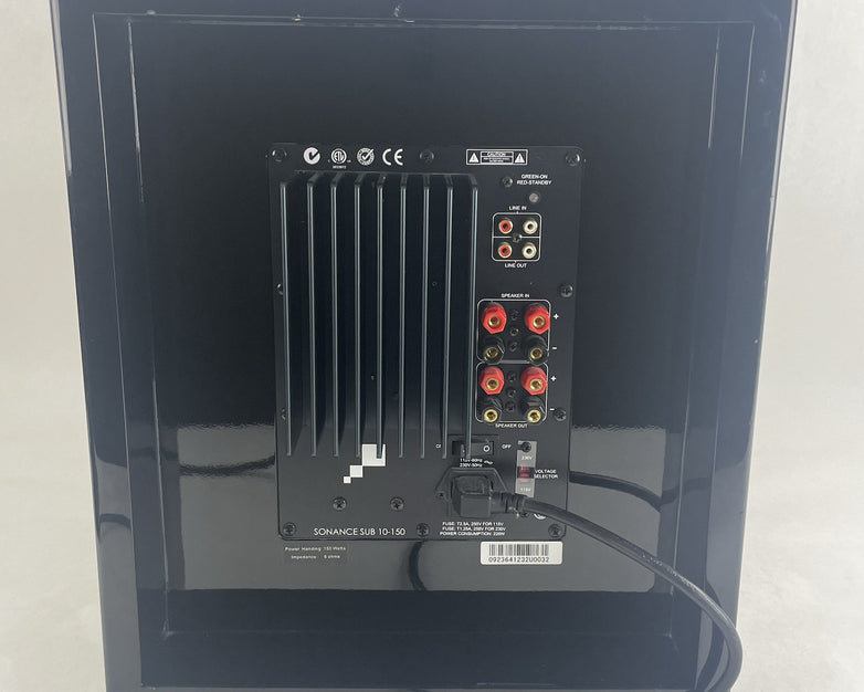 Sonance SUB 10-150 10'' Powered Subwoofer Gloss Black Tested