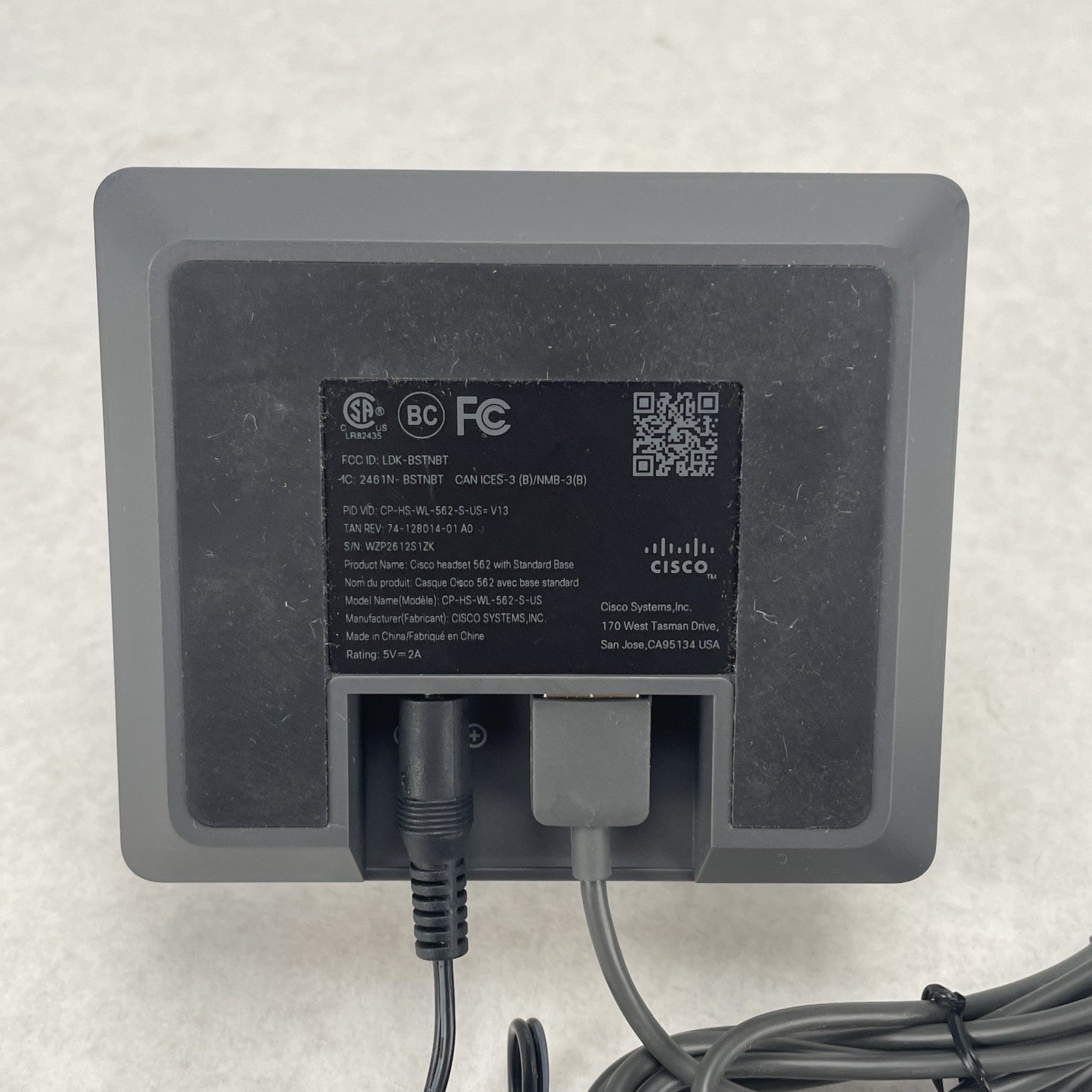 Cisco 562 CP-HS-WL-562-S-US V09 Wireless Dual Headset w/Standard Base Station8