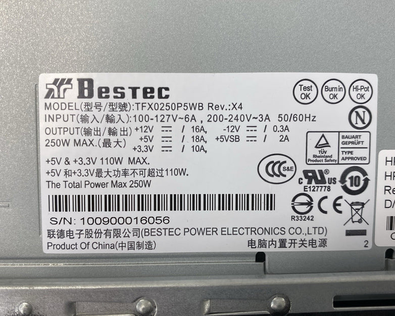 HP Pro 3000 SFF Pentium Dual-Core E6700 3.2GHz 2GB RAM No HDD No OS