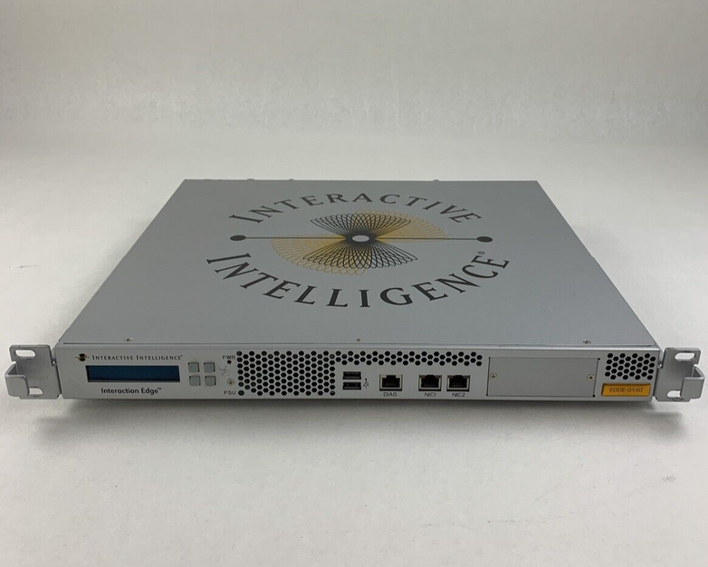 Interactive Intelligence EDGE-01X0 Multipurpose Appliance Nemko Tested No HDD/OS