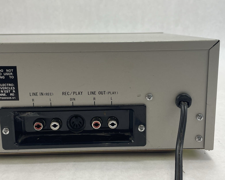 JVC KD-D4J Stereo Cassette Deck Tested For Parts