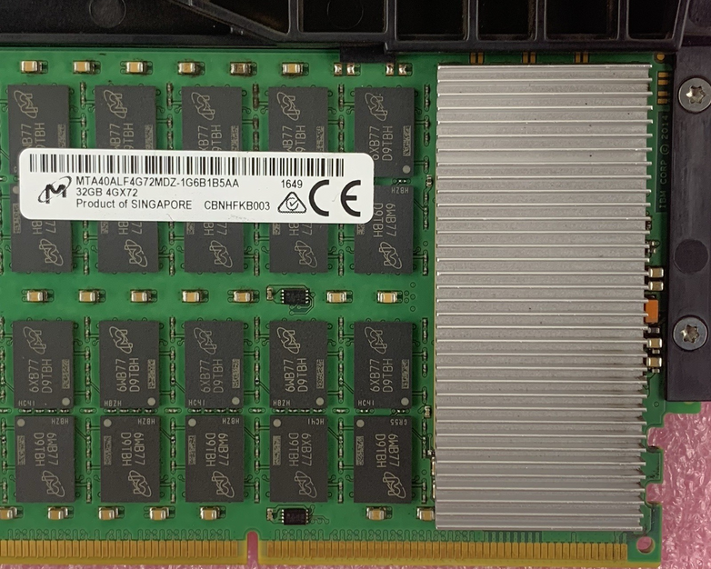 IBM 00VK297 MTA40ALF4G72MDZ-1G6B1B5AA 32 GB DDR4 Memory RAM 4GX72