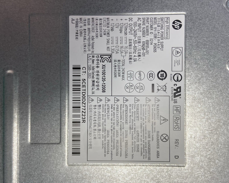 HP RP5800 DT Intel Core i5-2400 3.1GHz 4GB RAM No HDD No OS