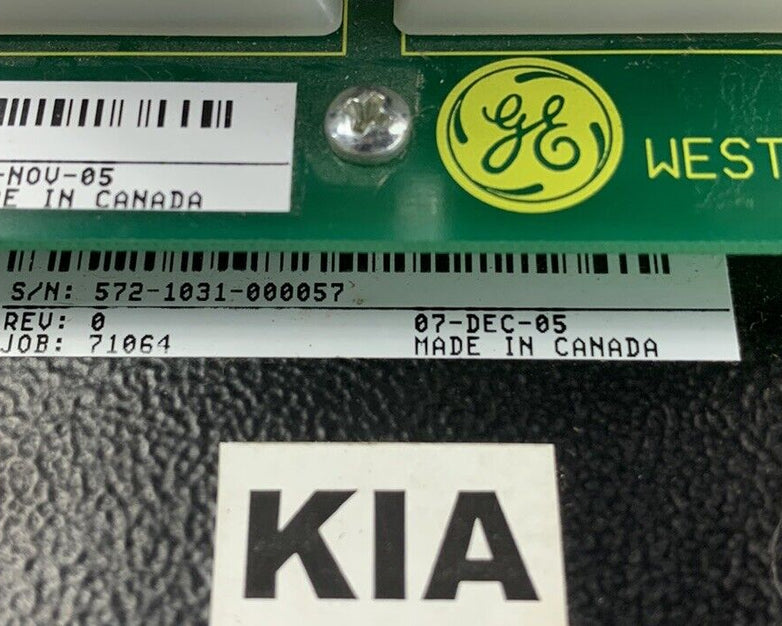GE Relay Board D20KI1