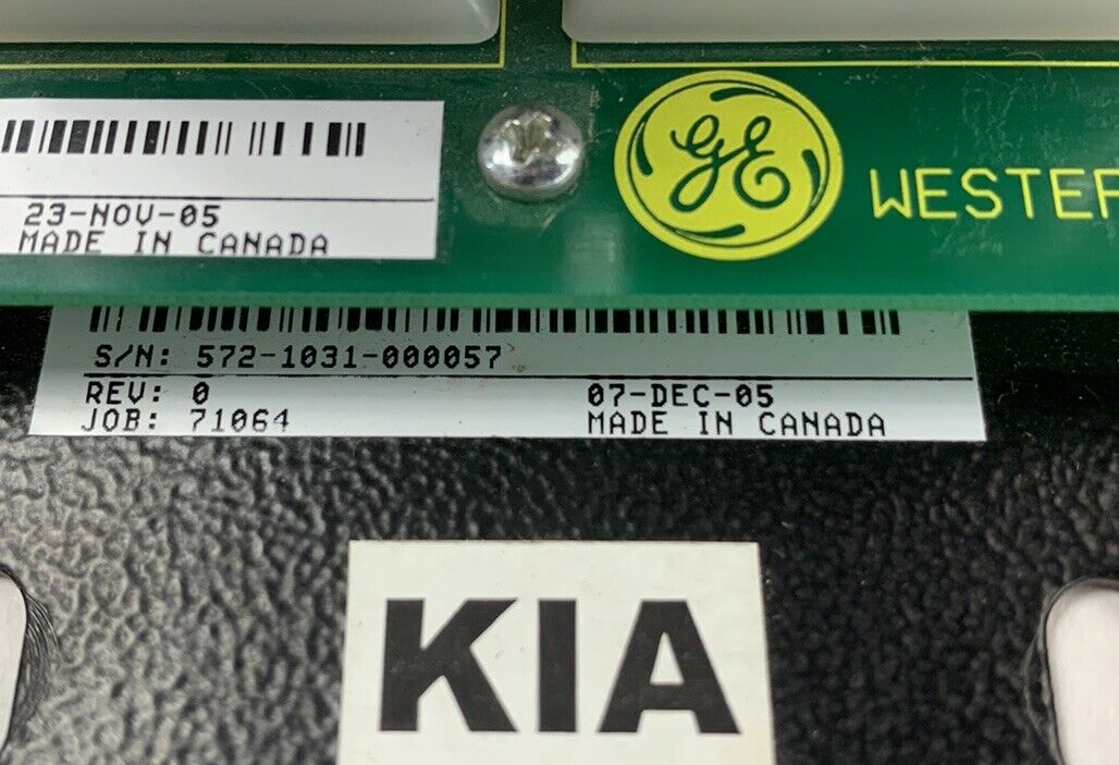 GE Relay Board D20KI1
