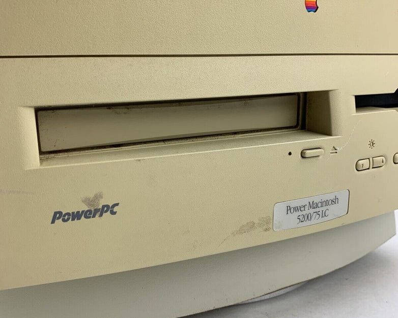 Power Macintosh 5200/75LC PowerPC Computer Power PC 603 75 Mhz Ram No OS No HDD