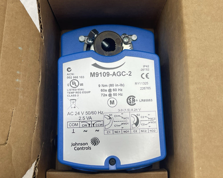Johnson Controls M9108-AGC-2 Non-Spring Return Electric Damper Actuator "J6D"