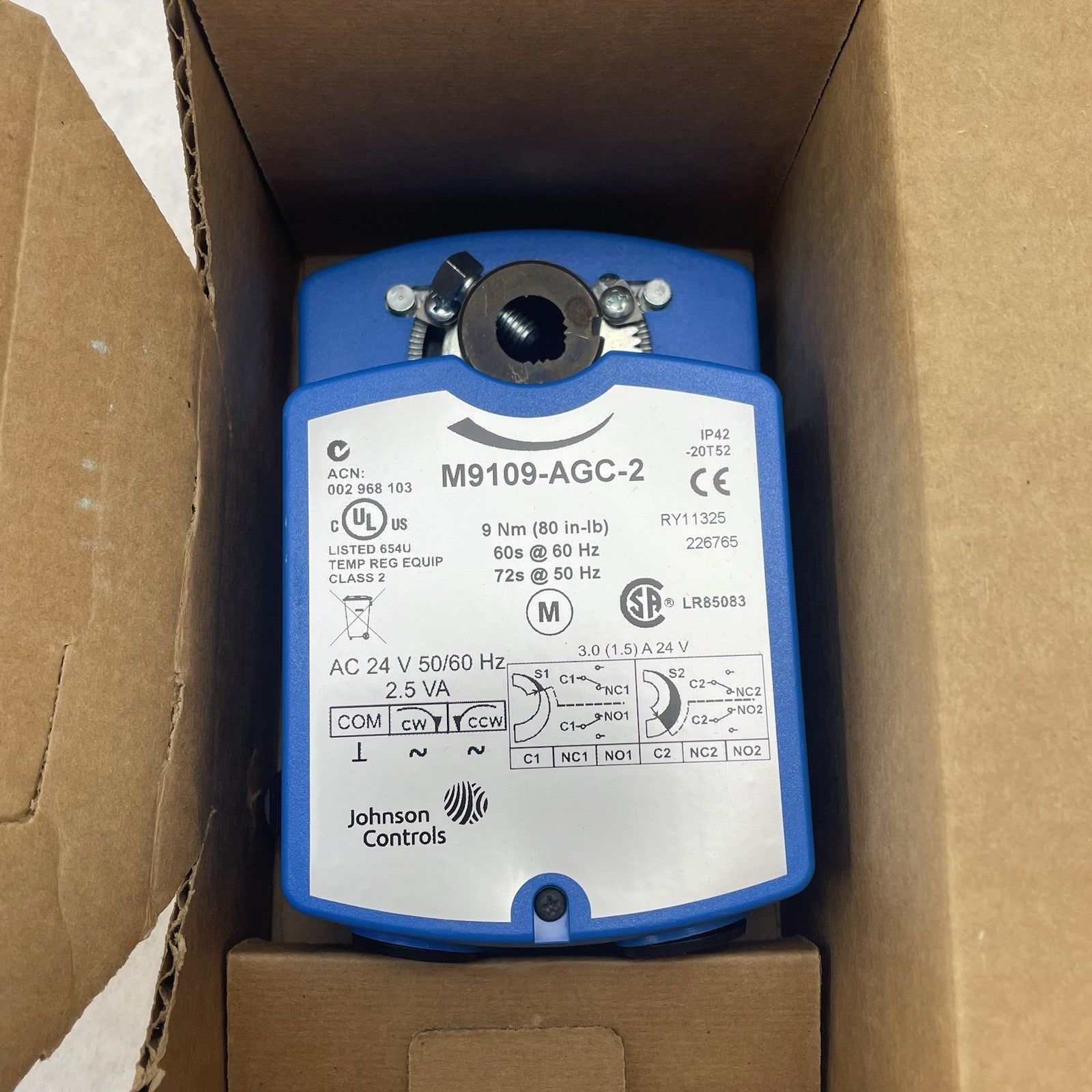 Johnson Controls M9108-AGC-2 Non-Spring Return Electric Damper Actuator "J6D"4