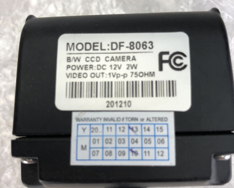B/W DF-8063 20/20-W CCD Camera w/Light Sensor