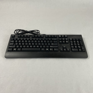 Lenovo SK-8827 KBBH21 KU-1619 USB Wired Black Keyboards Tested (Mixed Lot of 4)