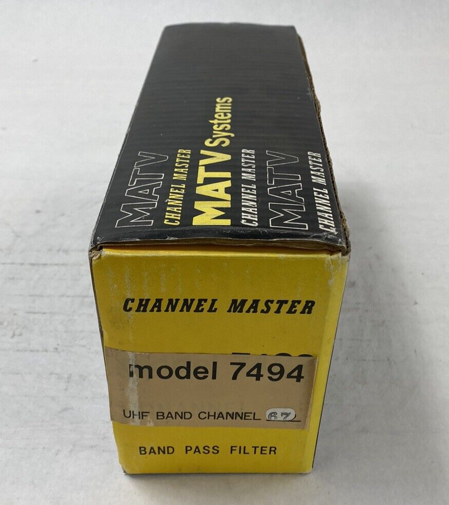Channel Master MATV Systems Model 7494 Band Pass Filter UHF Band Channel 67