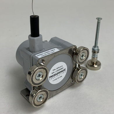 Measurement Specialties SPD-4-3 Rope Displacement Sensor Position Broken Tether