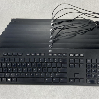 HP USB Slim Business Keyboard Model KU-1429 Part No 803181-001 Lot of 10 (Ten)