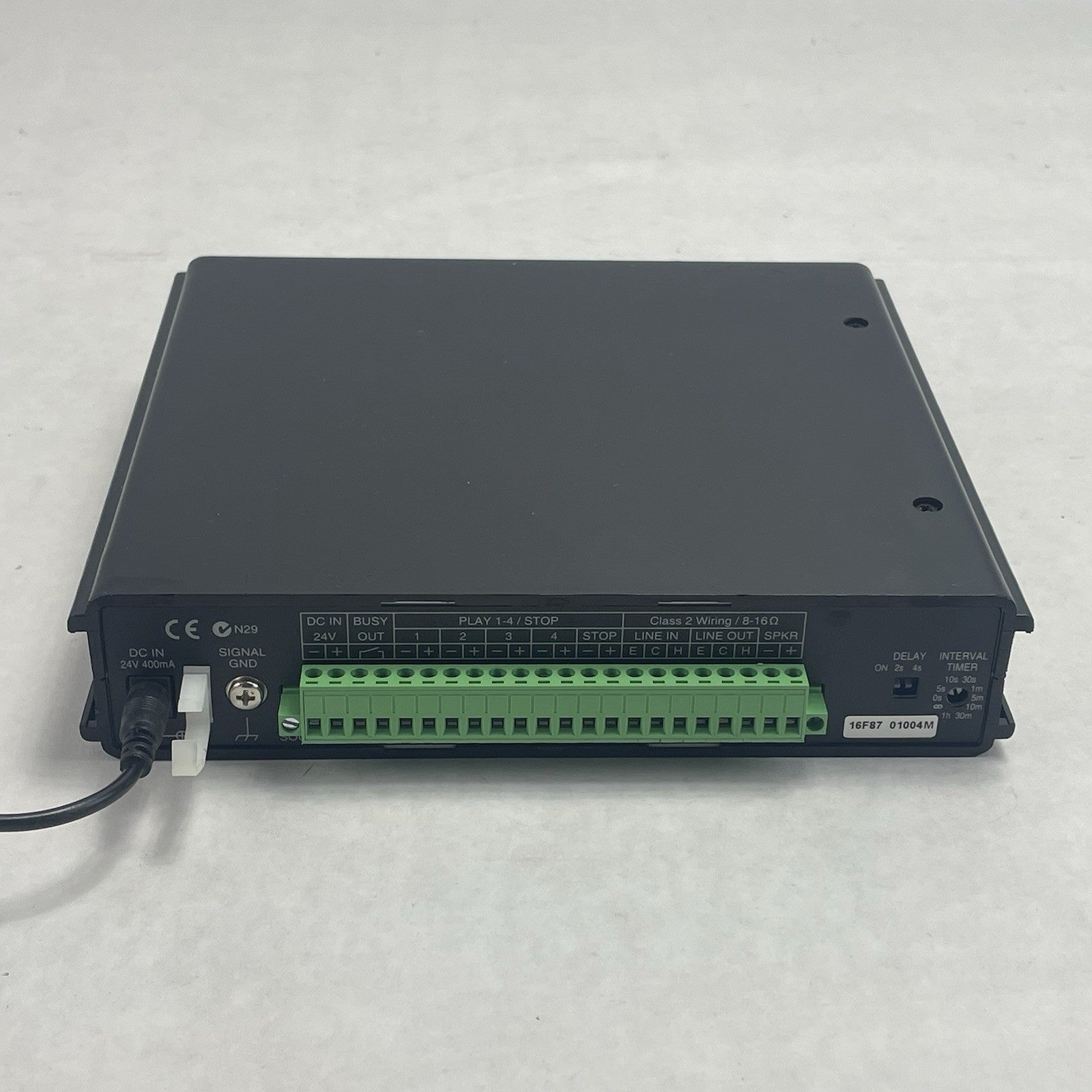Toa Ev-20R Sound Repeater Power Tested No Power Cord6