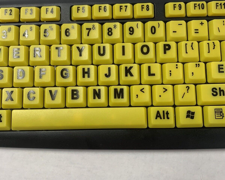 EZ Eyes HPO-J1305 Large Print Wired Keyboard