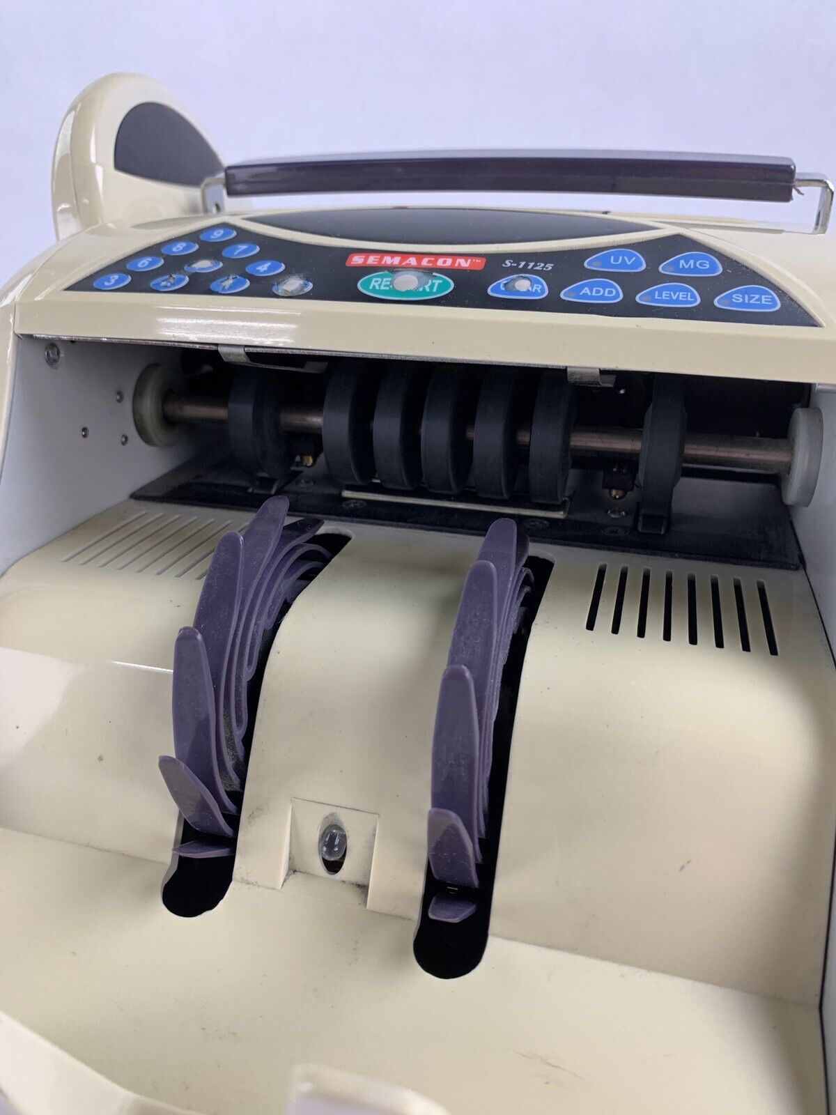 Semacon S-1125 Digital Money Counter Tested Worn Buttons