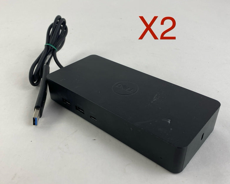Dell D6000S 130 W USB-C Docking Station - No AC Adapter Lot of 2
