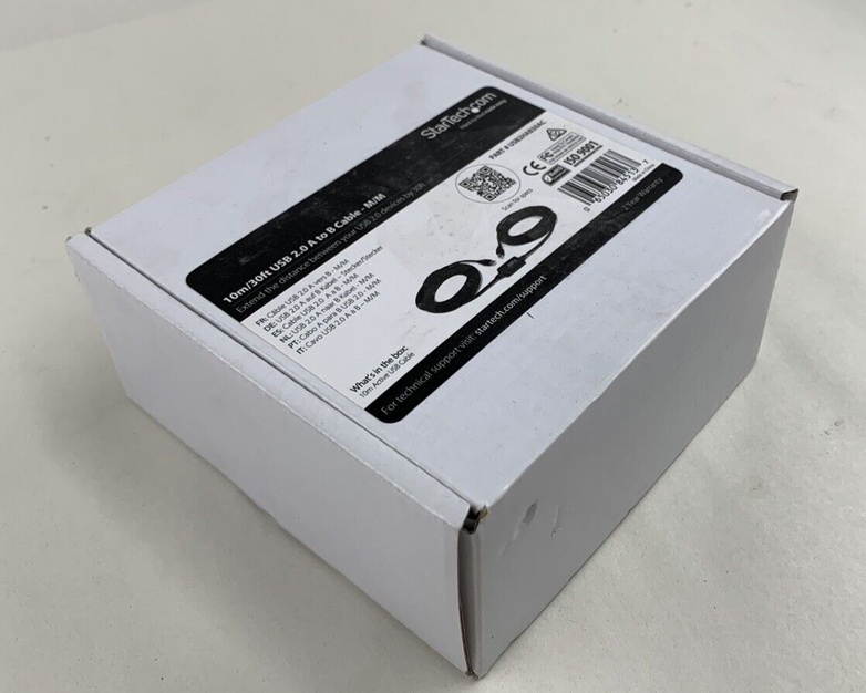 Star Tech USB2HAB30AC 10m/30ft USB 2.0 A to B Cable- M/M