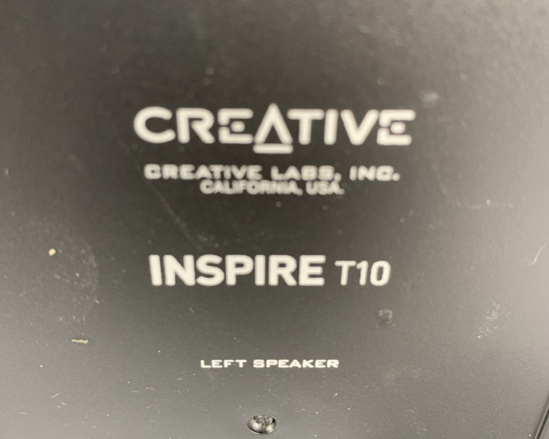 Creative Inspire T10 Compact 2.0 Desktop Stereo Computer Speaker Set 51MF1601AA0