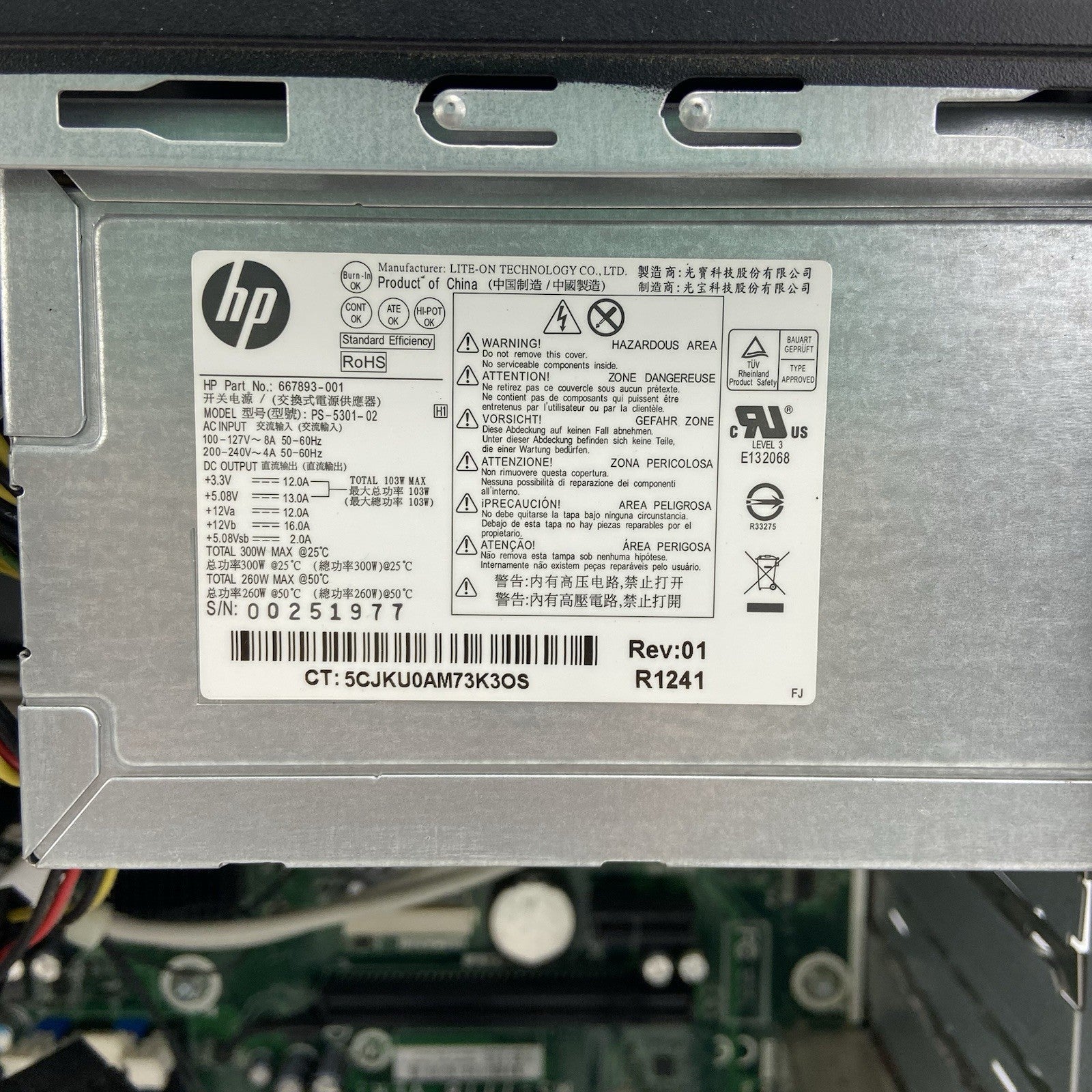 HP Pavilion P6-2330 MT AMD A6-5400K 3.6GHz 4GB RAM No HDD No OS10