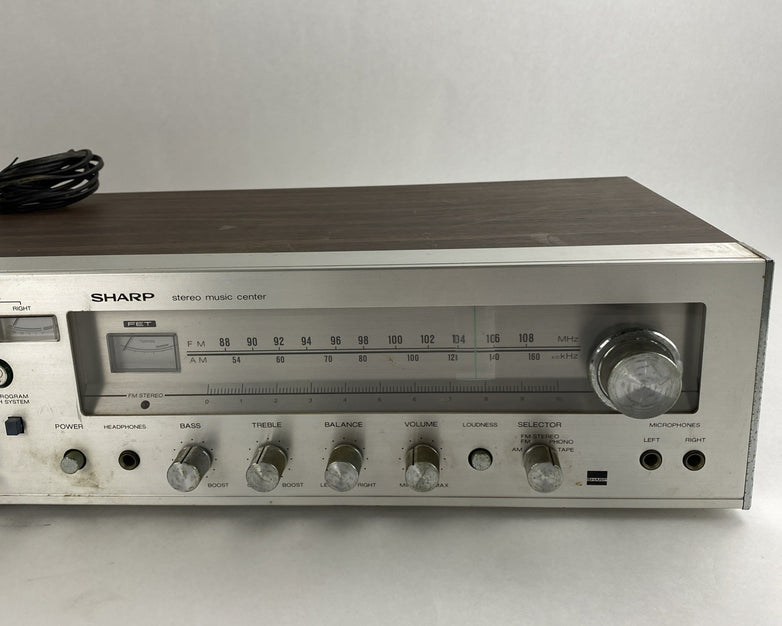 Sharp SC-2I0 Stereo Music Center Receiver Parts or Repair