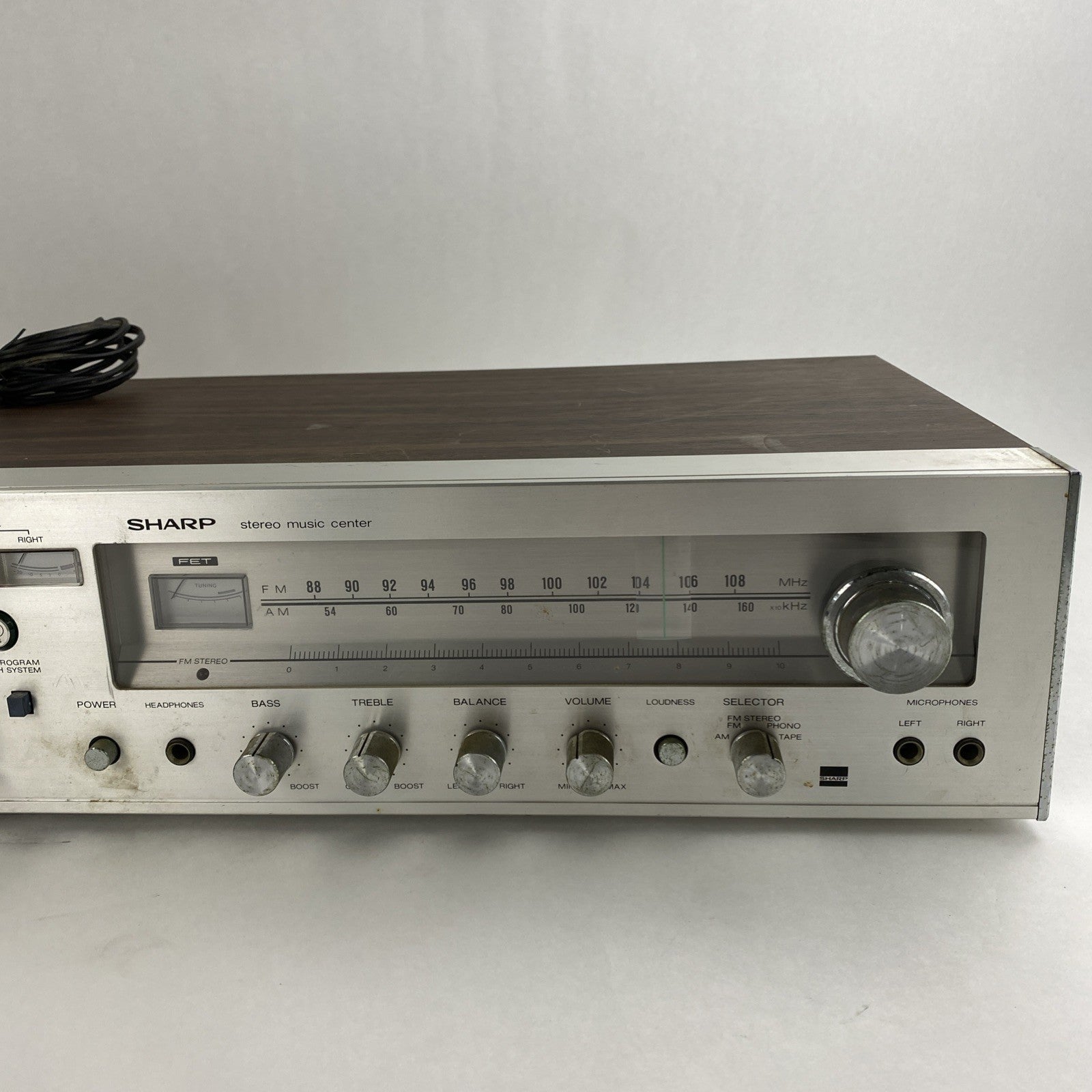 Sharp SC-2I0 Stereo Music Center Receiver Parts or Repair3