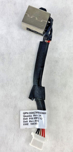 Lot of 50 Dell 09F21D DC Power Input Jack OEM with Cable for Chromebook 11 3120