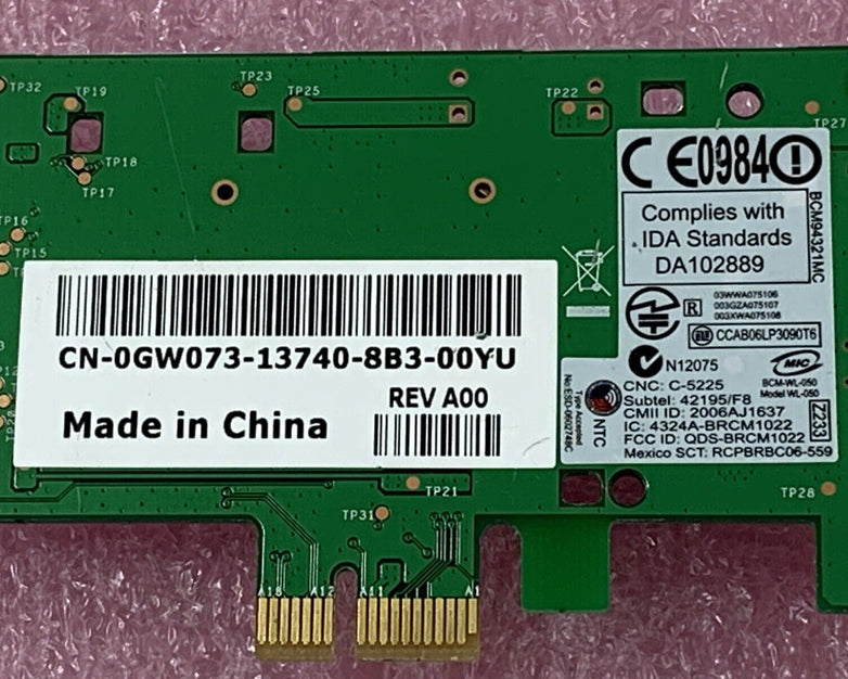 Dell 0MX846 Wireless Network Adapter