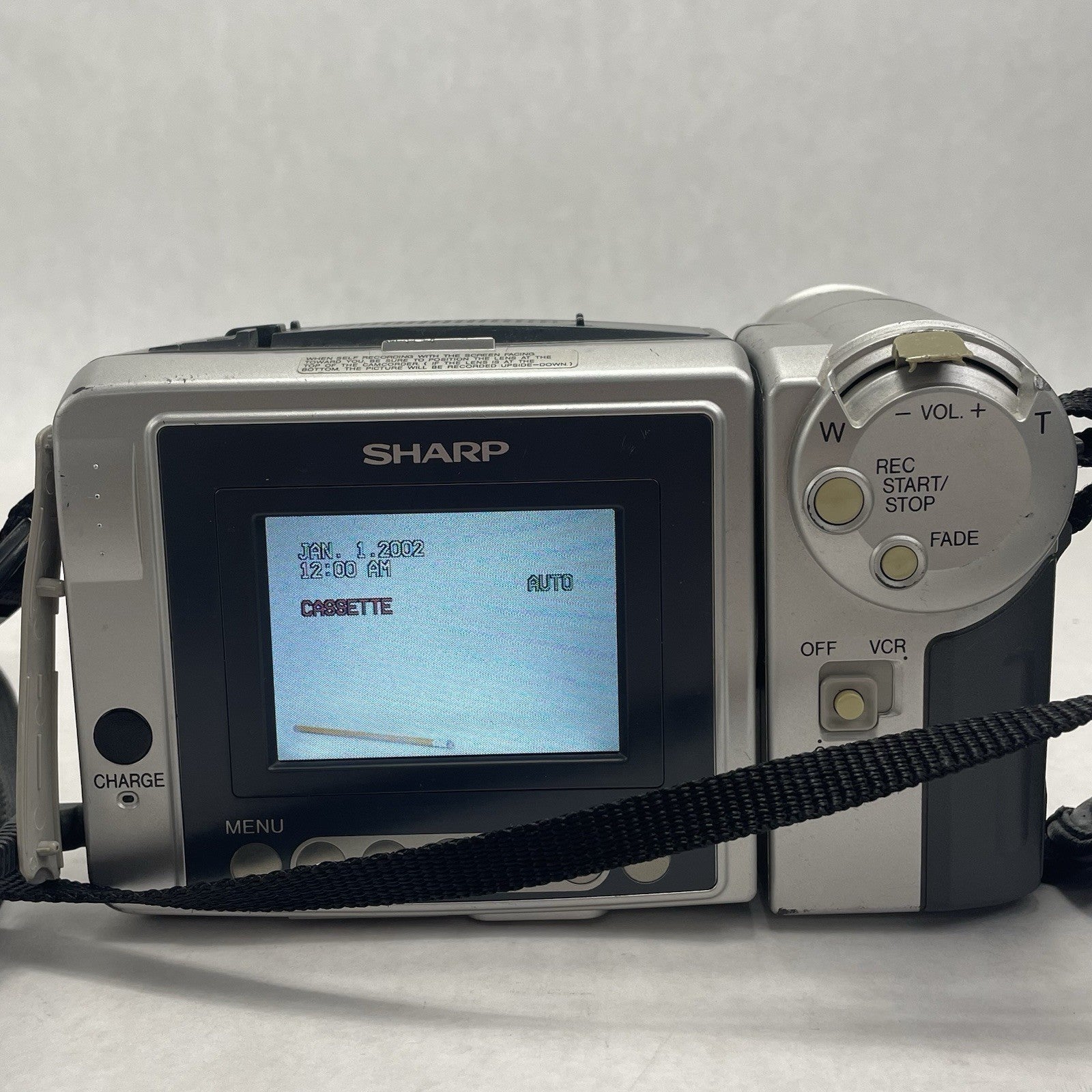 Sharp Viewcam VL-A111U 8mm Camcorder Silver 16x Zoom 2.5" LCD AC Adapter5