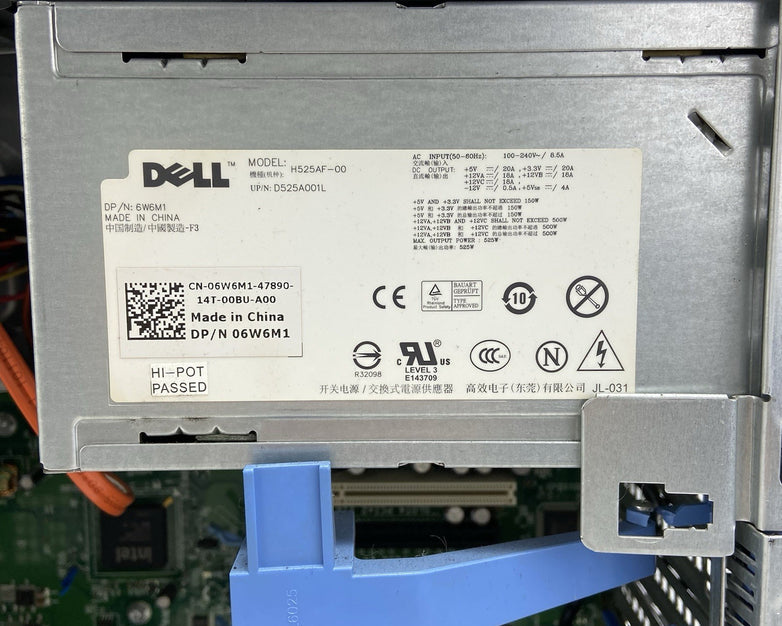 Dell Precision T3500 MT Intel Xeon W3505 2.53GHz 12GB RAM No HDD No OS 8400GS