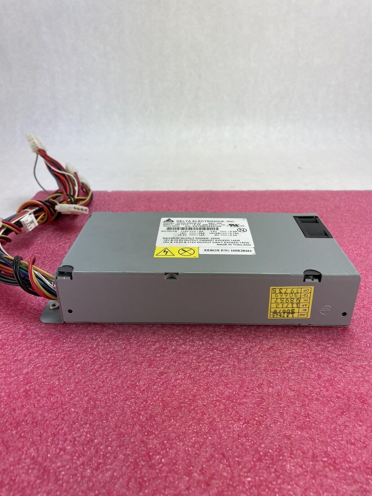 Delta Electronics DPSN-200CB AF 200W Power Supply Xerox 105K28261