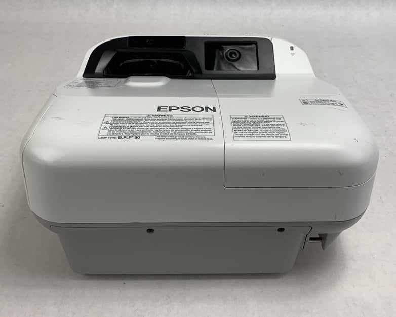 Epson H599A BrightLink 595Wi LCD Lamp Projector 565 Lamp Hours No Remote