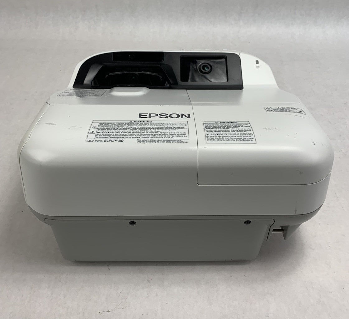 Epson H599A BrightLink 595Wi LCD Lamp Projector 565 Lamp Hours No Remote1