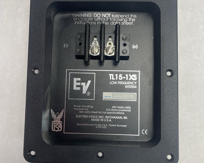 Electro-Voice  Subwoofer Passthrough TL15-1 XS