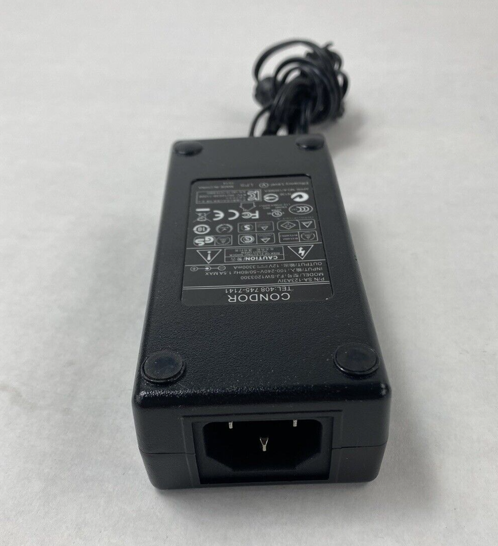 Lot of 4 Condor FJ-SW1203300 SA-123A3IV 12V 3.30A Power Adapter