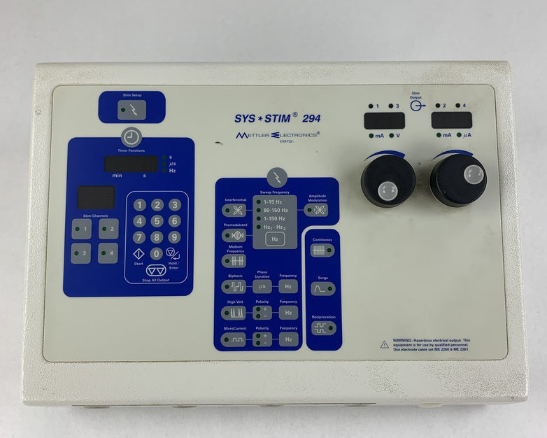 Mettler Electronics Sys Stim 294 Four-Channel No Power
